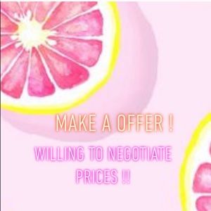 make an offer on anything !